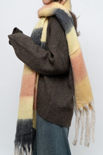 Load image into Gallery viewer, Modern x Yellow, Peach Chunky Soft Knit Scarf