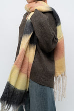 Load image into Gallery viewer, Modern x Yellow, Peach Chunky Soft Knit Scarf