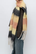 Load image into Gallery viewer, Modern x Yellow, Peach Chunky Soft Knit Scarf