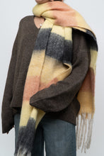 Load image into Gallery viewer, Modern x Yellow, Peach Chunky Soft Knit Scarf