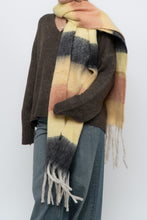 Load image into Gallery viewer, Modern x Yellow, Peach Chunky Soft Knit Scarf