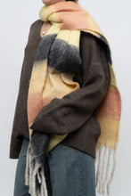 Load image into Gallery viewer, Modern x Yellow, Peach Chunky Soft Knit Scarf