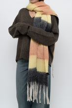 Load image into Gallery viewer, Modern x Yellow, Peach Chunky Soft Knit Scarf