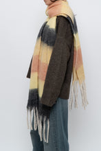 Load image into Gallery viewer, Modern x Yellow, Peach Chunky Soft Knit Scarf