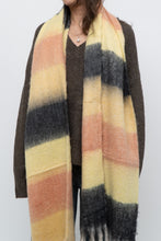 Load image into Gallery viewer, Modern x Yellow, Peach Chunky Soft Knit Scarf