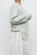 Load image into Gallery viewer, vince x pale green pure cashmere sweater (xs-m)