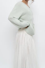 Load image into Gallery viewer, vince x pale green pure cashmere sweater (xs-m)
