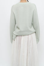 Load image into Gallery viewer, vince x pale green pure cashmere sweater (xs-m)