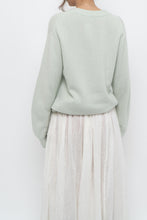 Load image into Gallery viewer, vince x pale green pure cashmere sweater (xs-m)