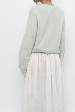 Load image into Gallery viewer, vince x pale green pure cashmere sweater (xs-m)
