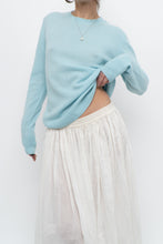 Load image into Gallery viewer, Modern x light blue pure cashmere sweater (XS-M)