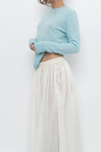 Load image into Gallery viewer, Modern x light blue pure cashmere sweater (XS-M)
