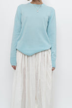 Load image into Gallery viewer, Modern x light blue pure cashmere sweater (XS-M)