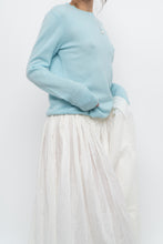 Load image into Gallery viewer, Modern x light blue pure cashmere sweater (XS-M)