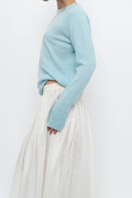 Load image into Gallery viewer, Modern x light blue pure cashmere sweater (XS-M)