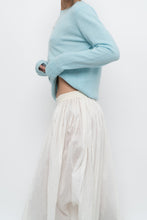 Load image into Gallery viewer, Modern x light blue pure cashmere sweater (XS-M)