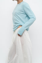 Load image into Gallery viewer, Modern x light blue pure cashmere sweater (XS-M)