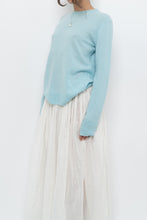 Load image into Gallery viewer, Modern x light blue pure cashmere sweater (XS-M)