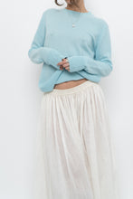 Load image into Gallery viewer, Modern x light blue pure cashmere sweater (XS-M)