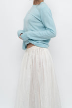 Load image into Gallery viewer, Modern x light blue pure cashmere sweater (XS-M)