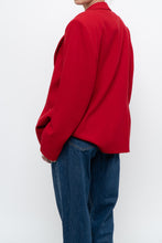 Load image into Gallery viewer, vintage x made in canada x braemer pure wool red blazer (xs-m)