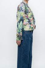 Load image into Gallery viewer, vintage x cropped patterned blazer (xs, s)