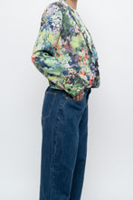 Load image into Gallery viewer, vintage x cropped patterned blazer (xs, s)