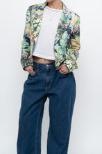 Load image into Gallery viewer, vintage x cropped patterned blazer (xs, s)