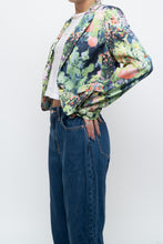 Load image into Gallery viewer, vintage x cropped patterned blazer (xs, s)