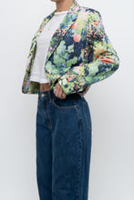 Load image into Gallery viewer, vintage x cropped patterned blazer (xs, s)