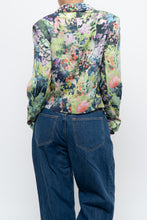 Load image into Gallery viewer, vintage x cropped patterned blazer (xs, s)