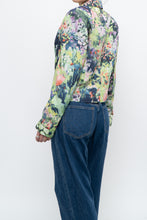 Load image into Gallery viewer, vintage x cropped patterned blazer (xs, s)