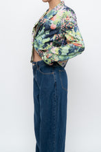 Load image into Gallery viewer, vintage x cropped patterned blazer (xs, s)