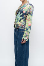 Load image into Gallery viewer, vintage x cropped patterned blazer (xs, s)