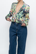 Load image into Gallery viewer, vintage x cropped patterned blazer (xs, s)