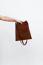Load image into Gallery viewer, Vintage x Made in Italy x Tan Genuine Suede Crossbody