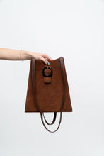 Load image into Gallery viewer, Vintage x Made in Italy x Tan Genuine Suede Crossbody