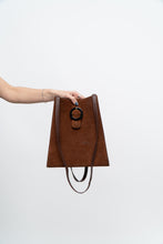 Load image into Gallery viewer, Vintage x Made in Italy x Tan Genuine Suede Crossbody