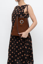 Load image into Gallery viewer, Vintage x Made in Italy x Tan Genuine Suede Crossbody