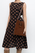 Load image into Gallery viewer, Vintage x Made in Italy x Tan Genuine Suede Crossbody
