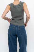 Load image into Gallery viewer, HOSS x Teal Raised Knit Vest (XS, S)