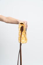 Load image into Gallery viewer, Vintage x DOONEY &amp; BOURKE Yellow Canvas, Leather Monogram Crossbody