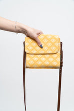 Load image into Gallery viewer, Vintage x DOONEY &amp; BOURKE Yellow Canvas, Leather Monogram Crossbody
