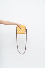 Load image into Gallery viewer, Vintage x DOONEY &amp; BOURKE Yellow Canvas, Leather Monogram Crossbody
