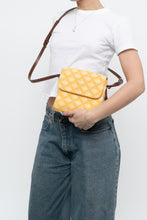 Load image into Gallery viewer, Vintage x DOONEY &amp; BOURKE Yellow Canvas, Leather Monogram Crossbody
