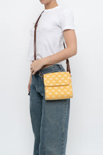 Load image into Gallery viewer, Vintage x DOONEY &amp; BOURKE Yellow Canvas, Leather Monogram Crossbody