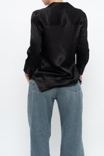 Load image into Gallery viewer, LAGENCE x Black Silk Beaded Blouse (XS, S)