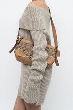 Load image into Gallery viewer, Vintage x COACH Beige Monogram Leather, Canvas Purse