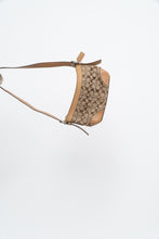 Load image into Gallery viewer, Vintage x COACH Beige Monogram Leather, Canvas Purse