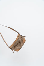 Load image into Gallery viewer, Vintage x COACH Beige Monogram Leather, Canvas Purse